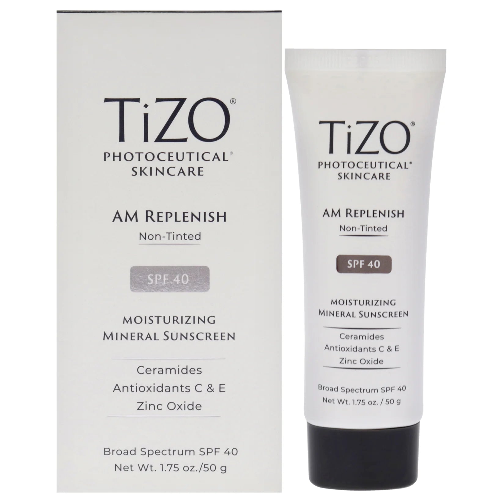 TiZO Photoceautical AM Replenish non-tinted SPF 40