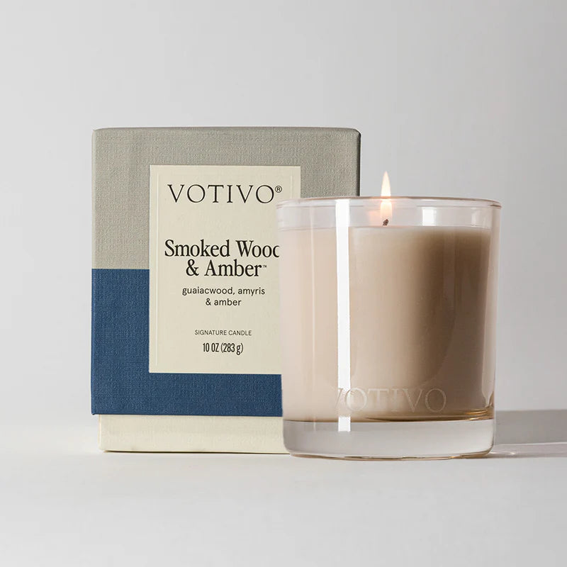 10 oz. Smoked Wood & Amber Signature Candle